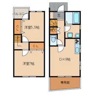 福岡県大野城市下大利4【一戸建】の間取り