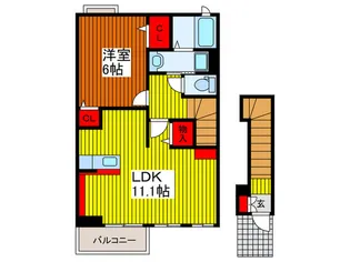 エミナンス南町【2階】の間取り