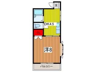 セントラル常盤【2階】の間取り