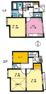 リヒト山王【1階】の間取り
