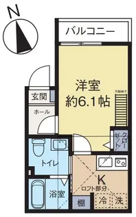 スイング二ツ橋【2階】の間取り