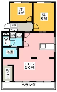 ぐりんぱぁーく【1階】の間取り