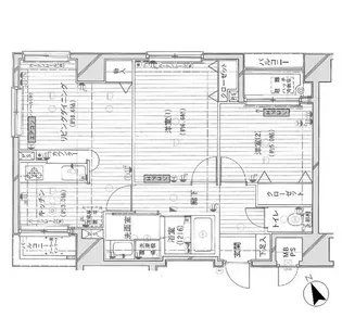 グランドステージ千駄木【6階】の間取り
