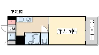 FIVE TWO【4階】の間取り