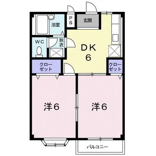 エルディムSUZUKI-I【2階】の間取り