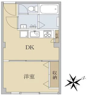 東京都中央区八丁堀3【マンション】の間取り