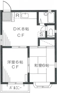 コートビレッジK1・K2【2階】の間取り