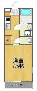 フェリースグラシア海神【2階】の間取り