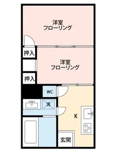 メゾン松川A【1階】の間取り