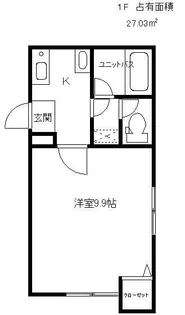 ラ・ペール(ラペール)【1階】の間取り