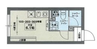 COCOFLAT東高円寺【2階】の間取り