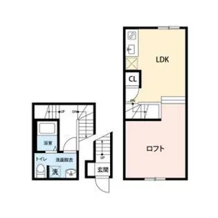 Blanc Rouge【2階】の間取り