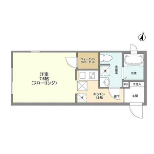 ミルクリーク【2階】の間取り