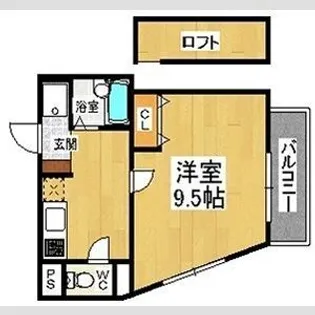 ABBEY ROAD【3階】の間取り