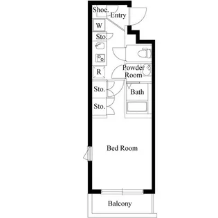 東京都品川区豊町2【マンション】の間取り