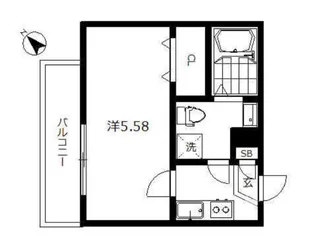 東京都大田区東六郷1【アパート】の間取り