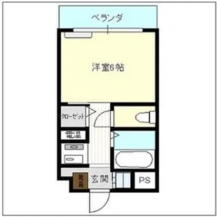 レスポワール東【4階】の間取り