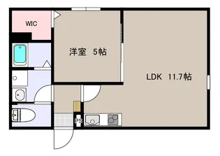 Stellar上高田【1階】の間取り