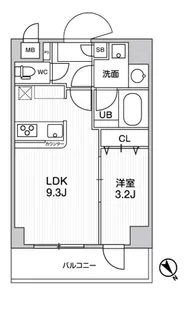 ドゥーエ曳舟【4階】の間取り