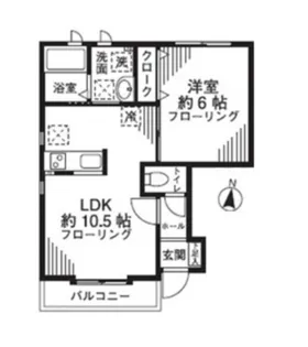 アークエクセル祖師谷【1階】の間取り