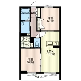 カナルグランデ スイート【1階】の間取り