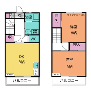 コーポラスのばの間取り