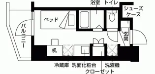 レジディア浦安III【5階】の間取り
