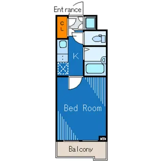 ルーブル恵比寿サウスガーデン【2階】の間取り