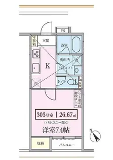Bm南町【3階】の間取り