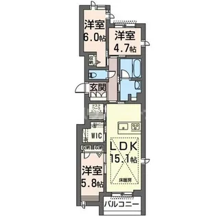 Sugar Cane ~シュガーケーン~【2階】の間取り