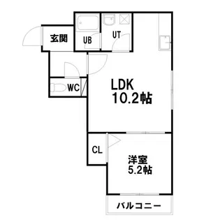 rham北円山【2階】の間取り