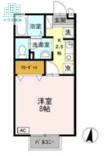 ヴィクトワールK II棟【2階】の間取り
