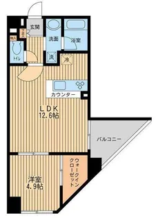 プライムアーバン日本橋人形町【10階】の間取り