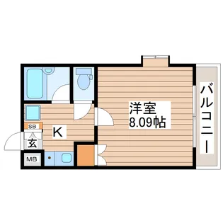 IKI本館【3階】の間取り
