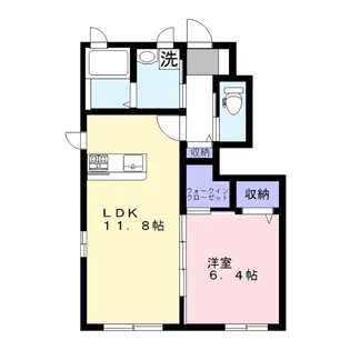 クオーレ トロン【1階】の間取り