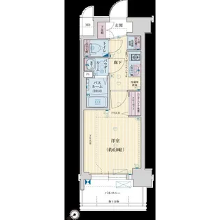 グランカリテ九条南【9階】の間取り