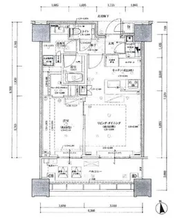 白金THEスカイ 東棟【16階】の間取り