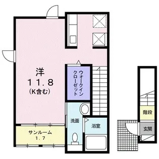 マーキュリーII【2階】の間取り