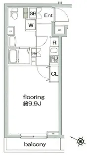 グランヴァン西馬込III【4階】の間取り