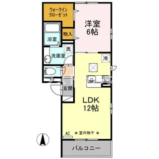 ボンメゾン【2階】の間取り
