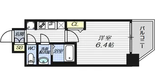 ALIVIS都島北通【8階】の間取り