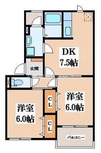 コータコート【2階】の間取り