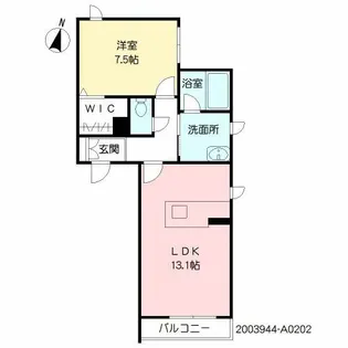 シャーメゾン桜木【2階】の間取り