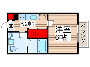 ラパン大久保【3階】の間取り