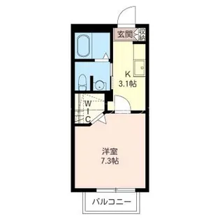 エスポワール【2階】の間取り