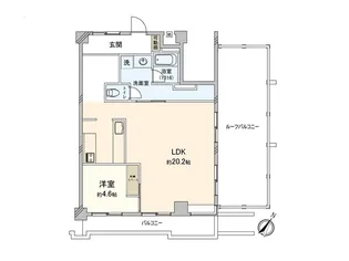 セザール第3赤塚【5階】の間取り