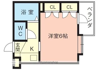 ヴィラ土佐町【1階】の間取り