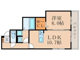REGALO伏見【3階】の間取り