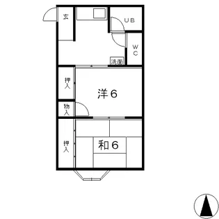 スターハイツ【2階】の間取り