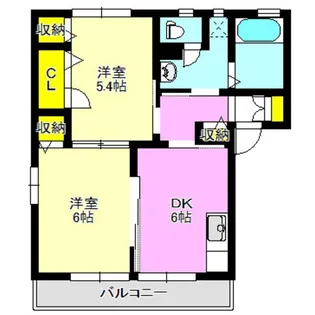 リヴェールノース【1階】の間取り
